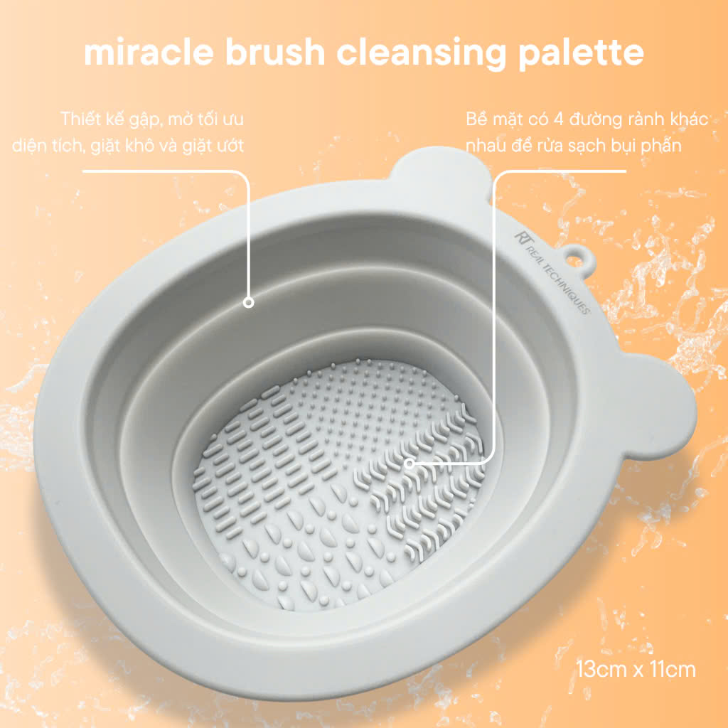  Bát Silicone Vệ Sinh Cọ Trang Điểm RT Real Techniques RTBAT01